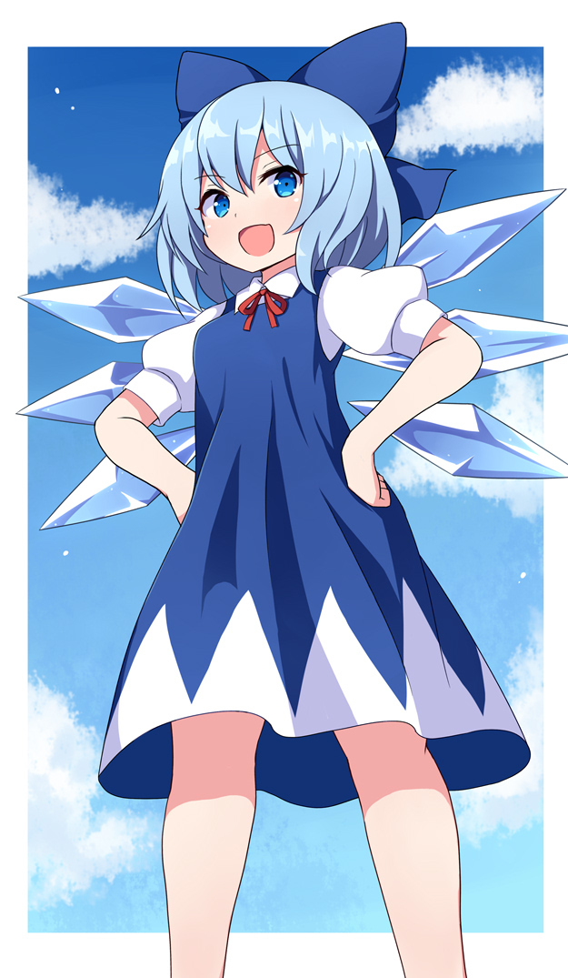 This is a pixiv picture whose title is チルノちゃん.