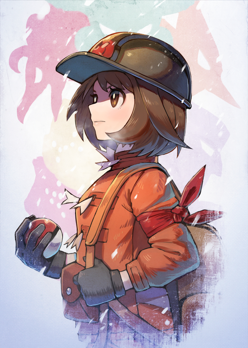 This is a pixiv picture whose title is 冠の雪原.