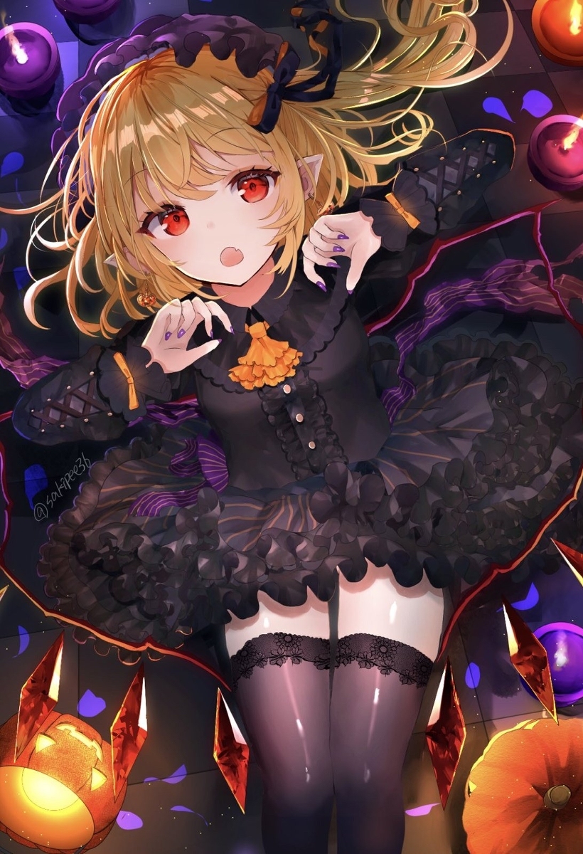 This is a pixiv picture whose title is ハロウィンフランちゃん.