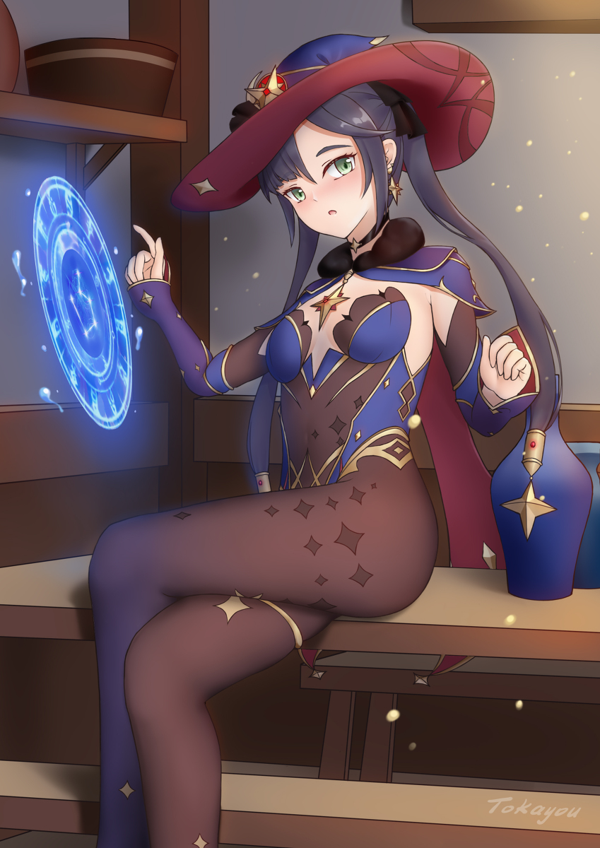 This is a pixiv picture whose title is 占卜.