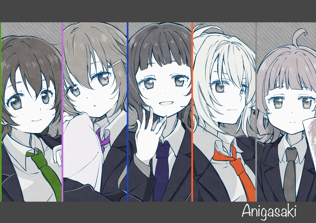 This is a pixiv picture whose title is OPのスーツ姿です.