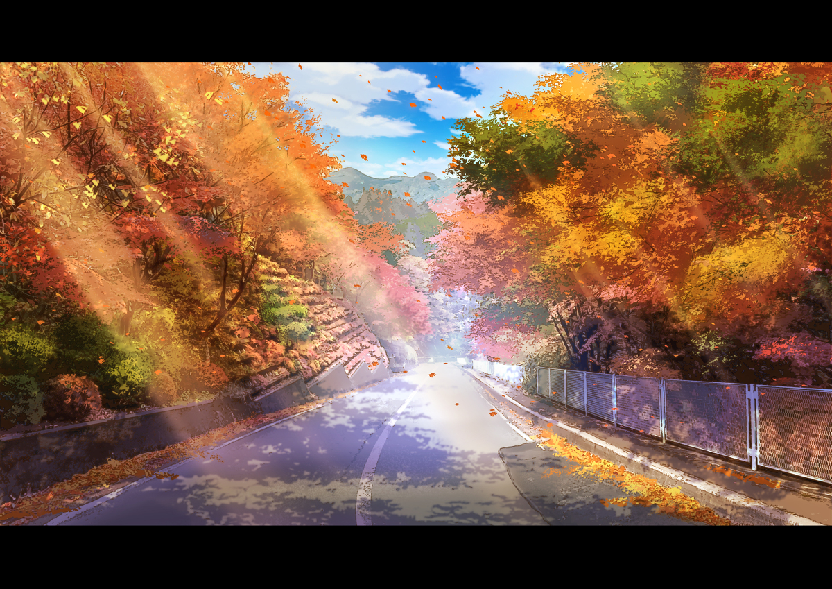 This is a pixiv picture whose title is 秋の一風景.