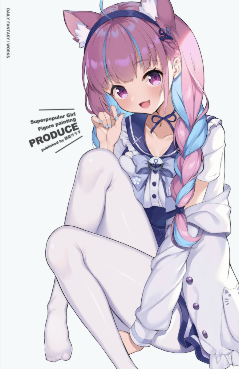 This is a pixiv picture whose title is 湊あくあ.