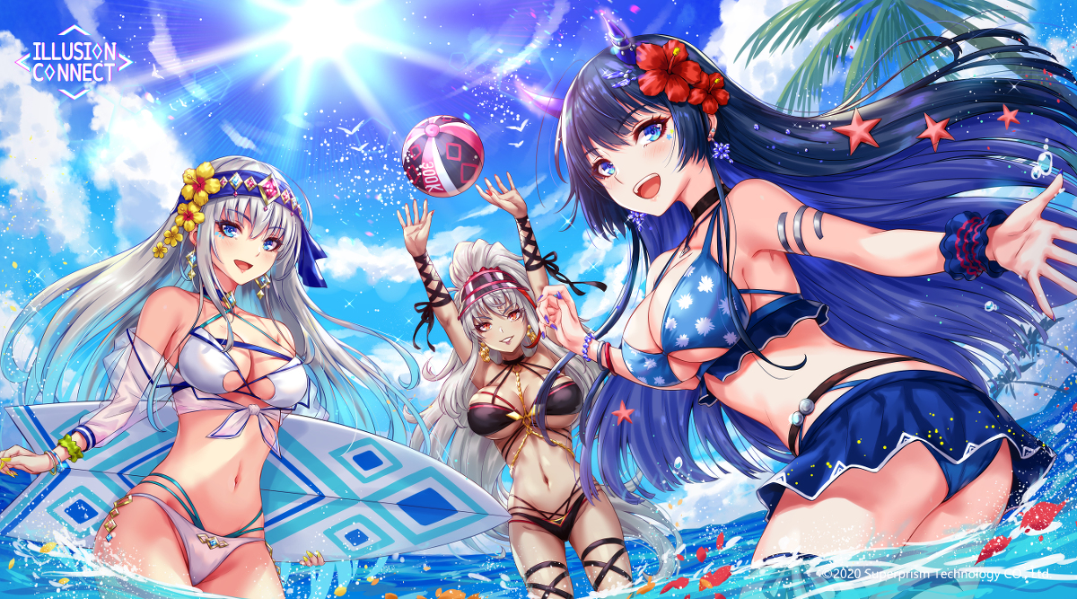 This is a pixiv picture whose title is Illusion Connect.