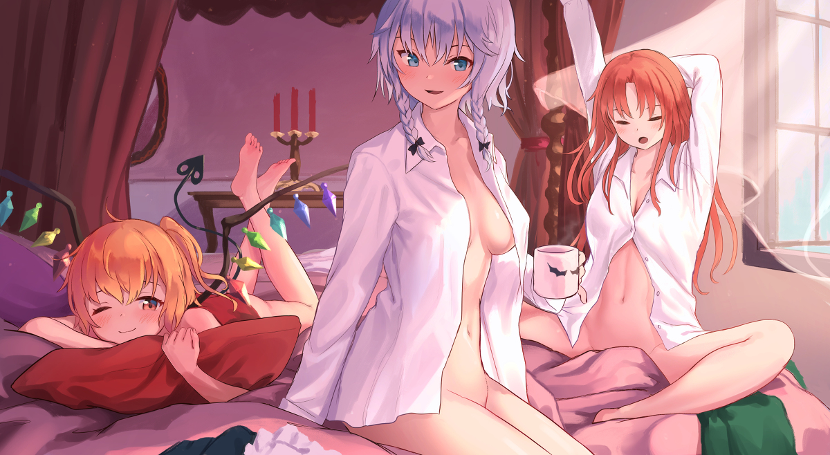 This is a pixiv picture whose title is morning.