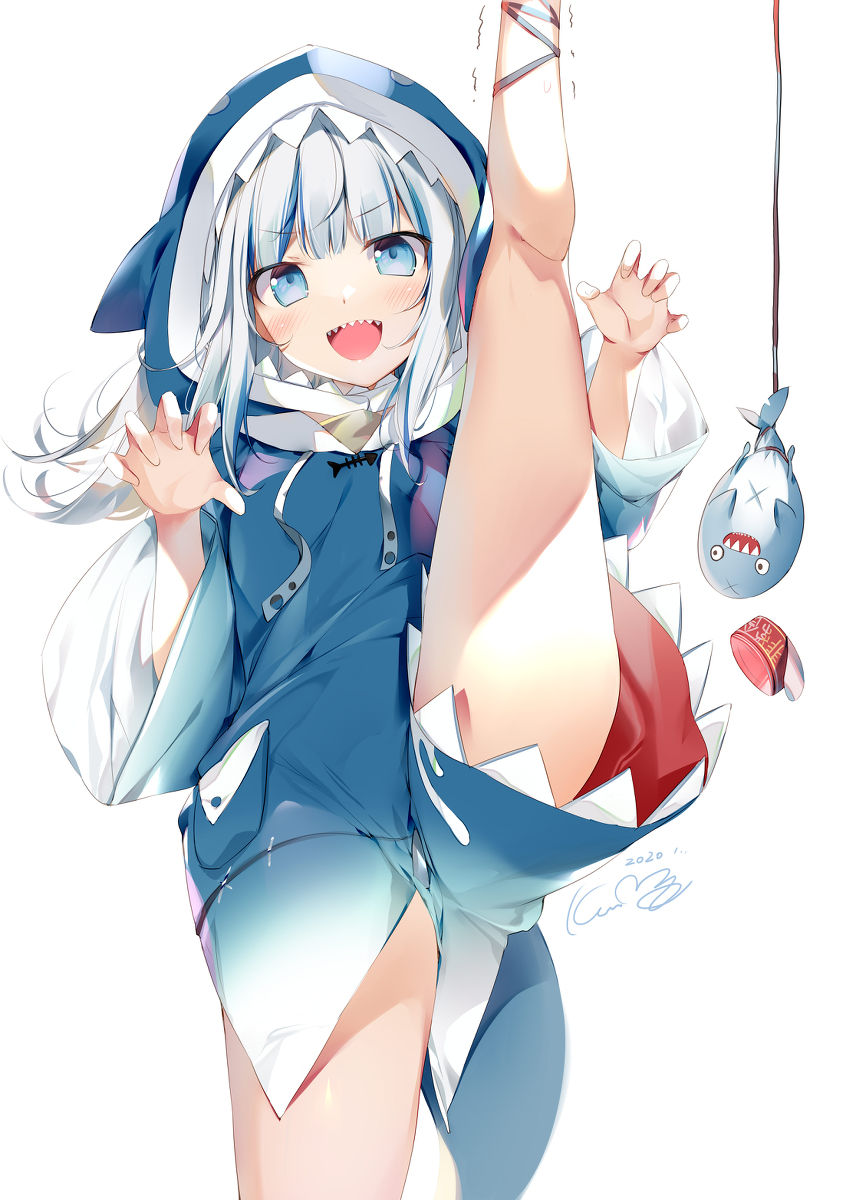 This is a pixiv picture whose title is がうるぐらちゃん🦈.