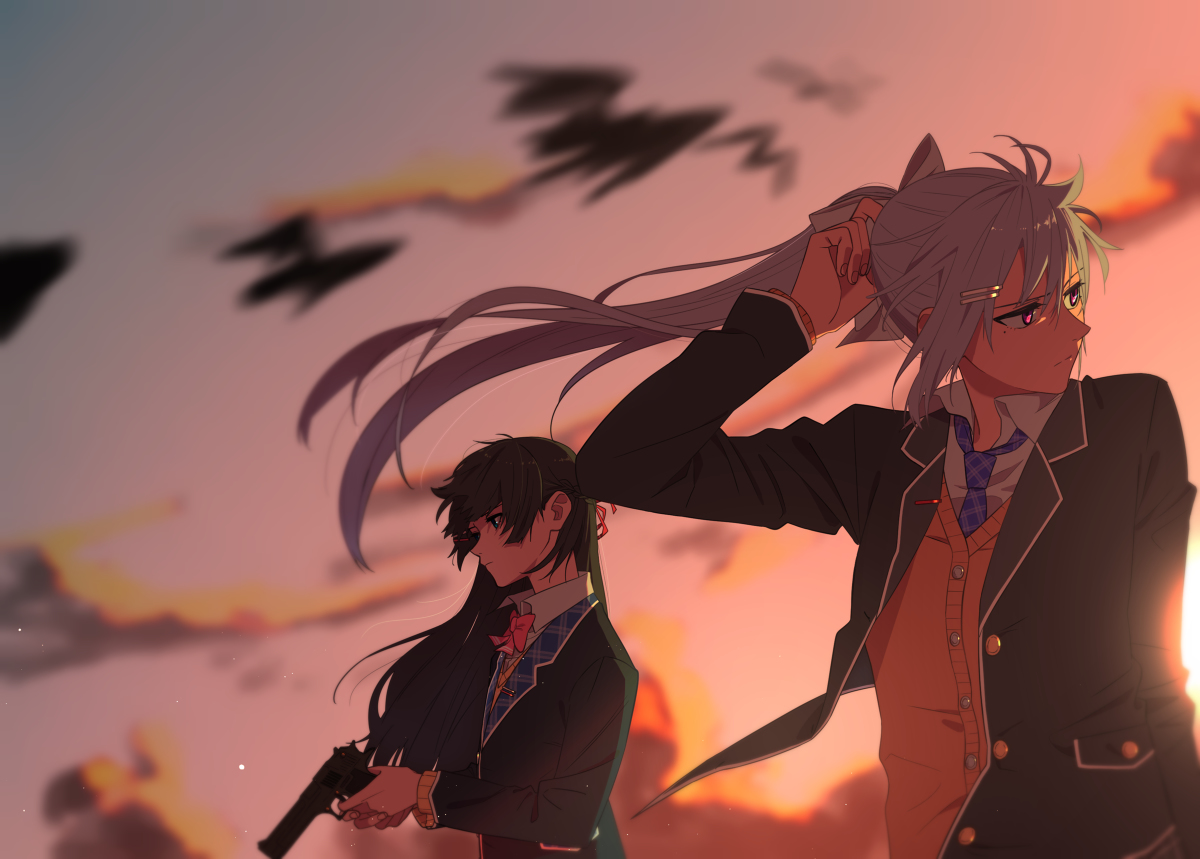 This is a pixiv picture whose title is イブニング.