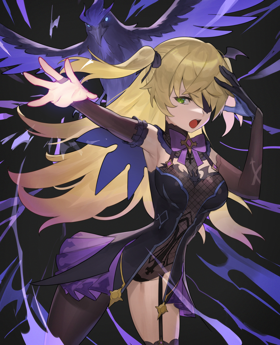 This is a pixiv picture whose title is Fischl.