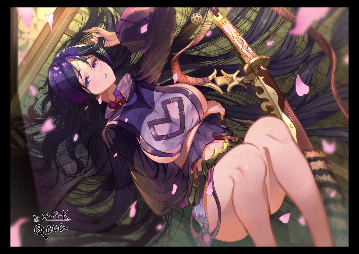 This is a pixiv picture whose title is 源頼光さん.