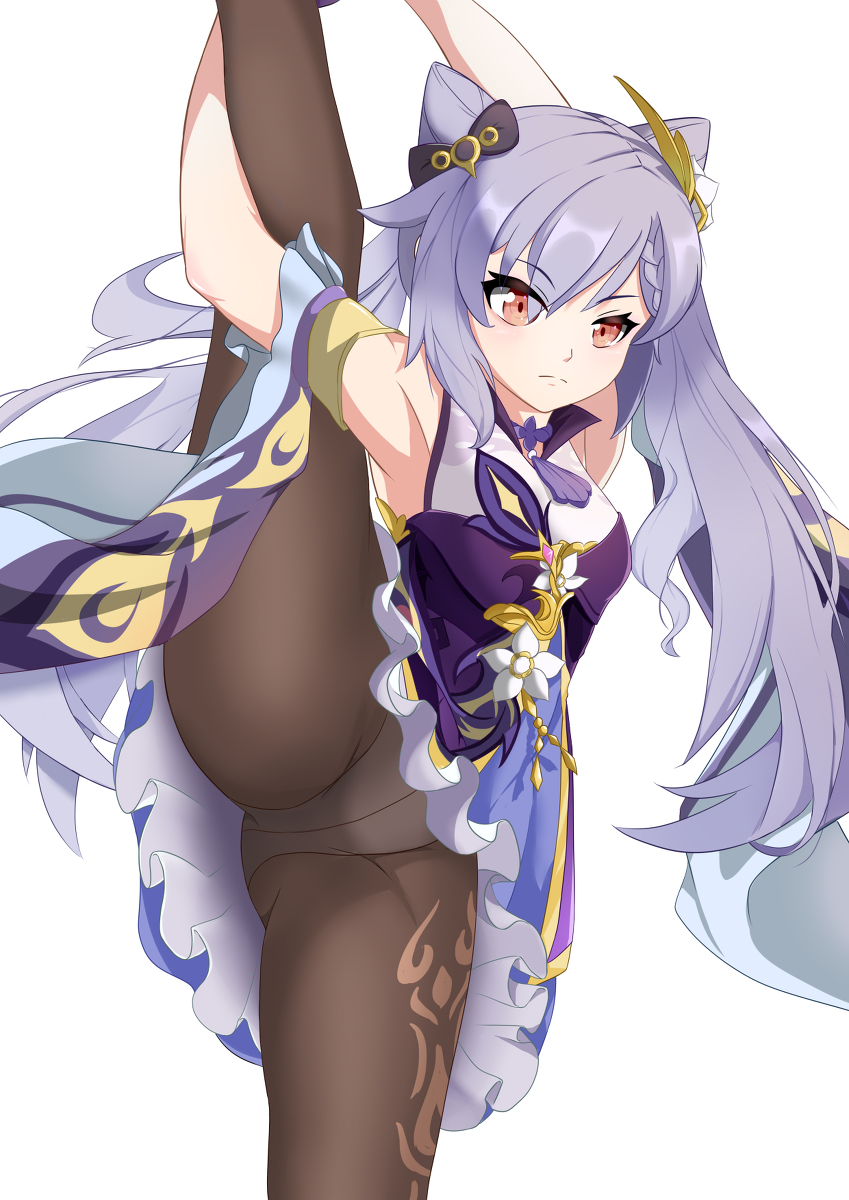 This is a pixiv picture whose title is 试着画了下一字平衡.