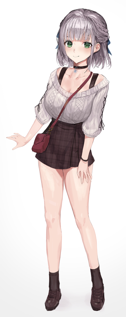 This is a pixiv picture whose title is 白銀ノエル.