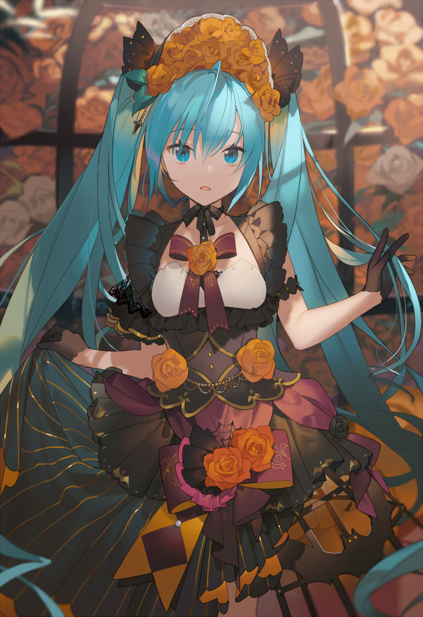 This is a pixiv picture whose title is 🎃.