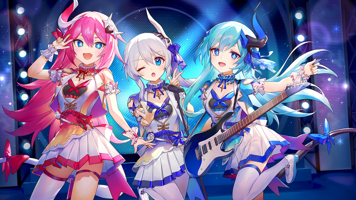 This is a pixiv picture whose title is 崩壊3rd.