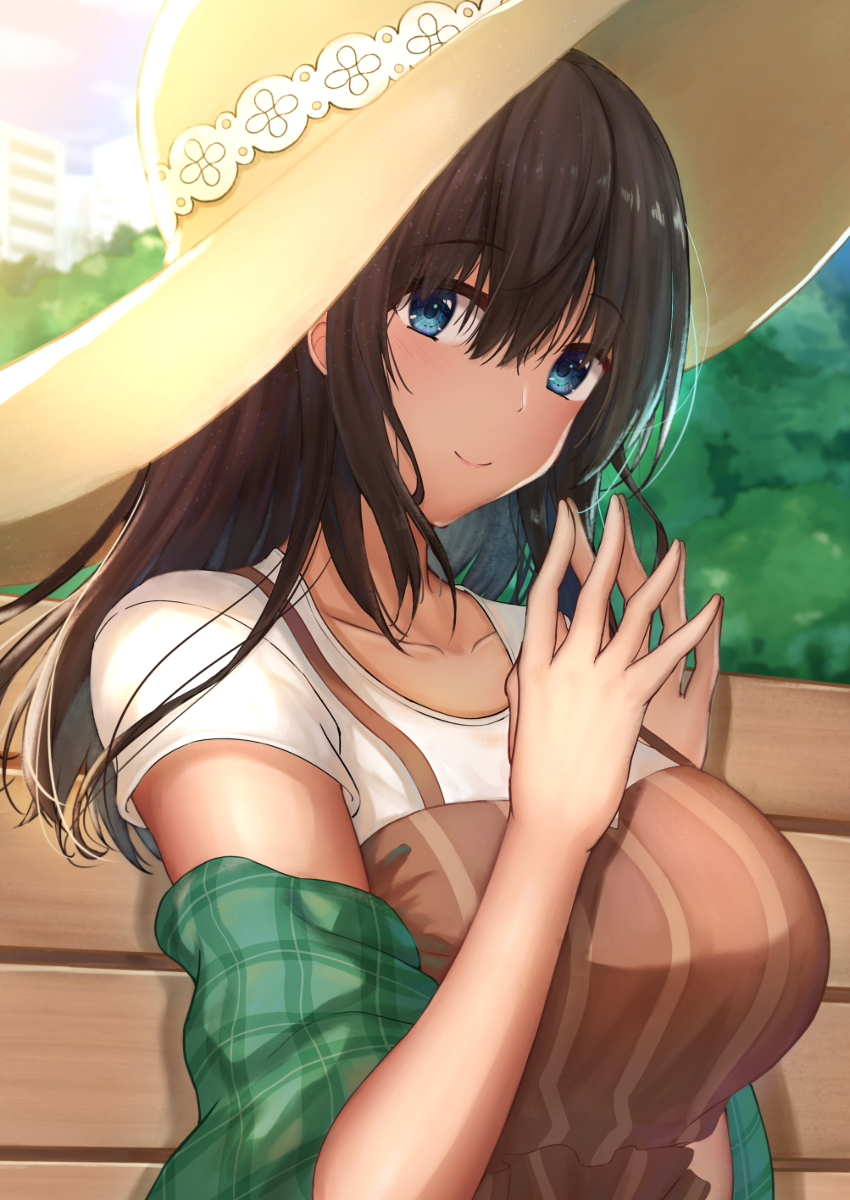 This is a pixiv picture whose title is 旅路を往く人.