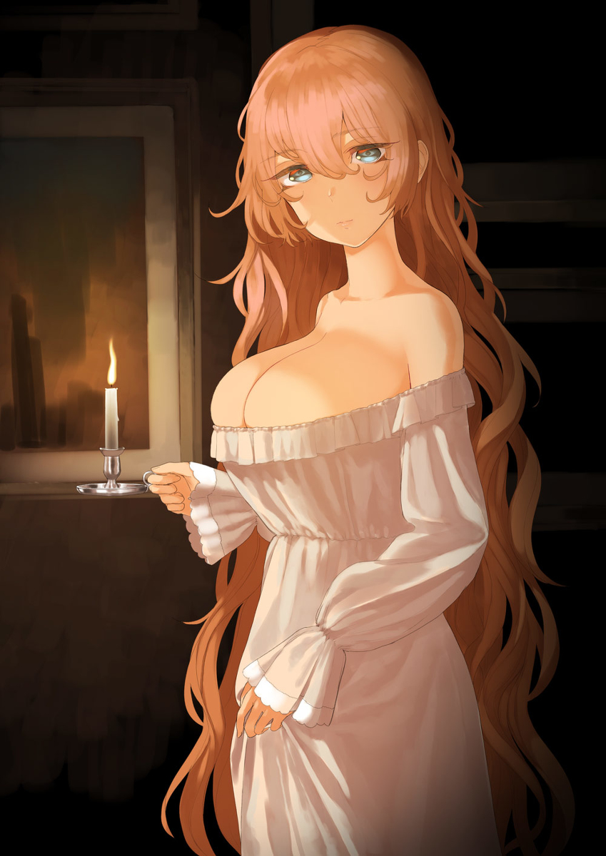This is a pixiv picture whose title is 🕯️.