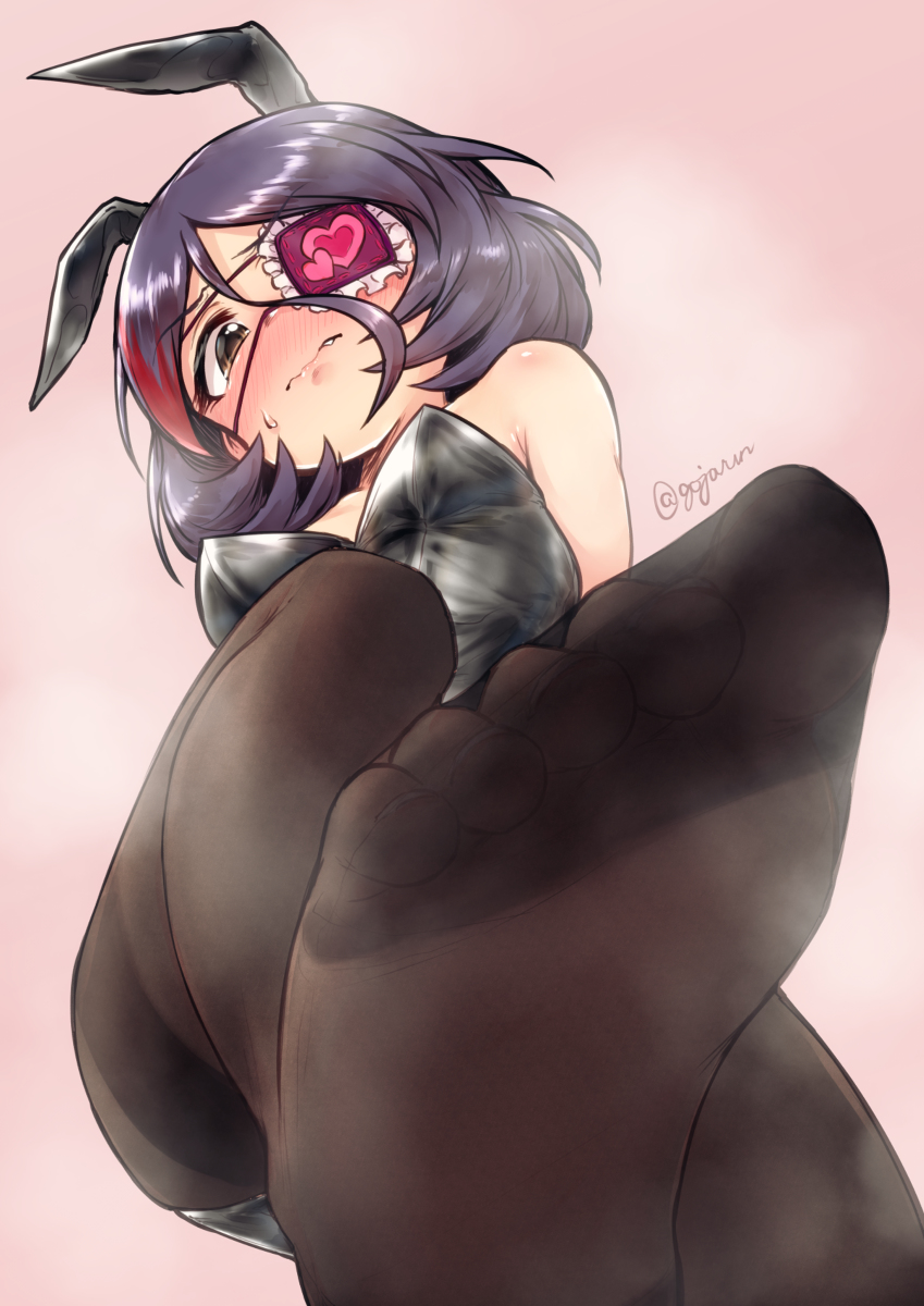 This is a pixiv picture whose title is みれ蒸れバニー.