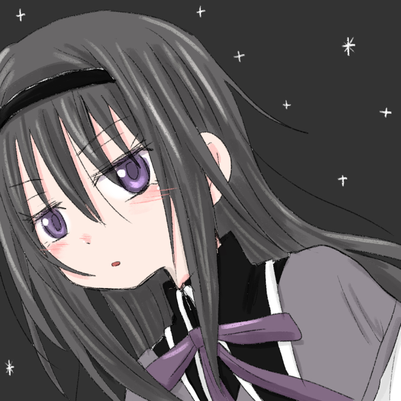 This is a pixiv picture whose title is homu.