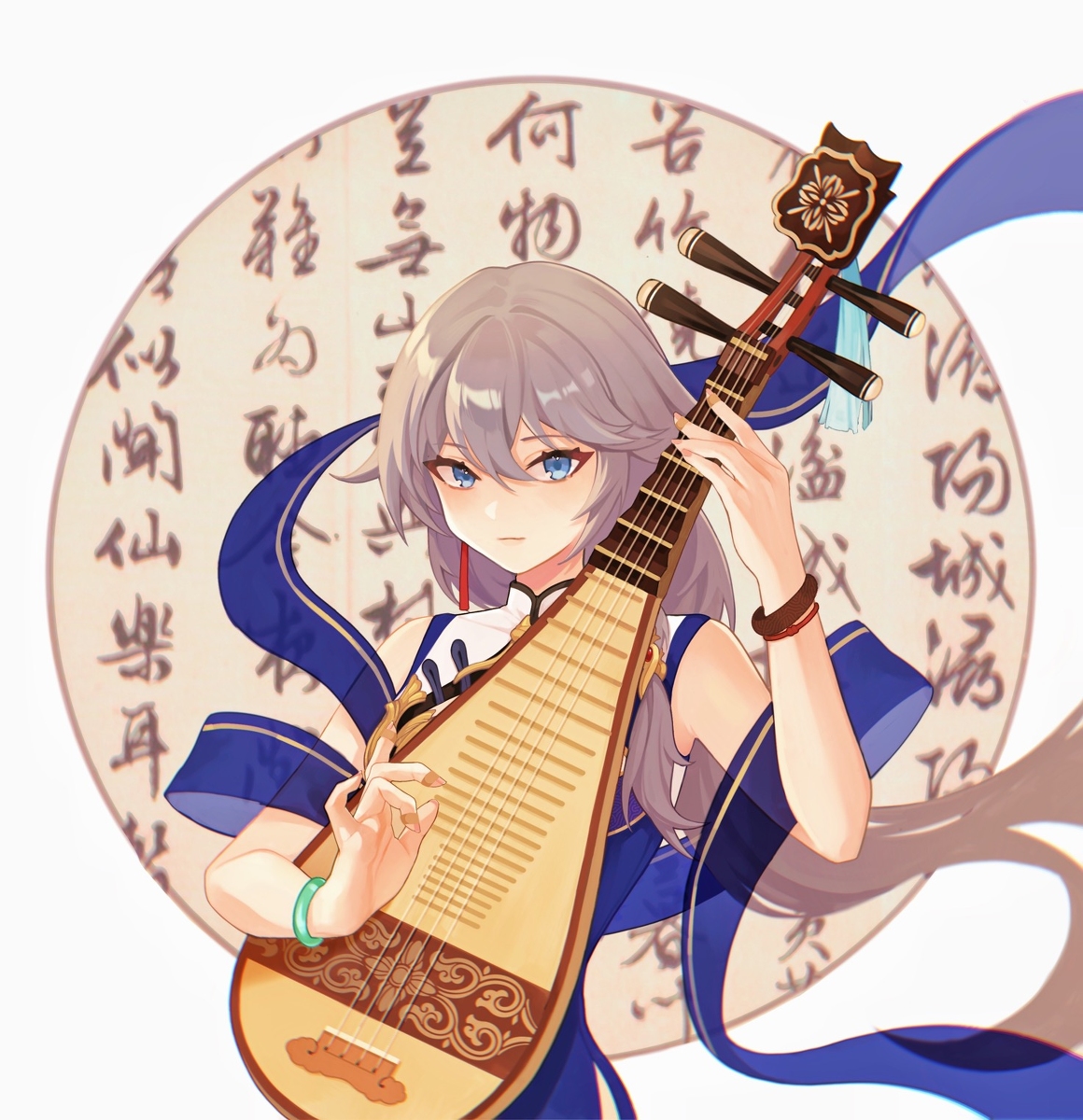 This is a pixiv picture whose title is 符华·乐师.