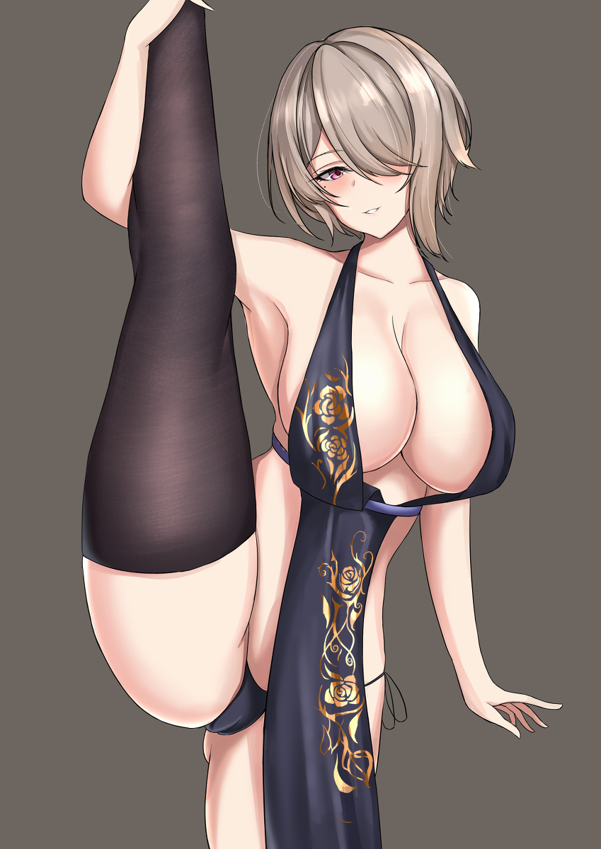 This is a pixiv picture whose title is I字バランス.