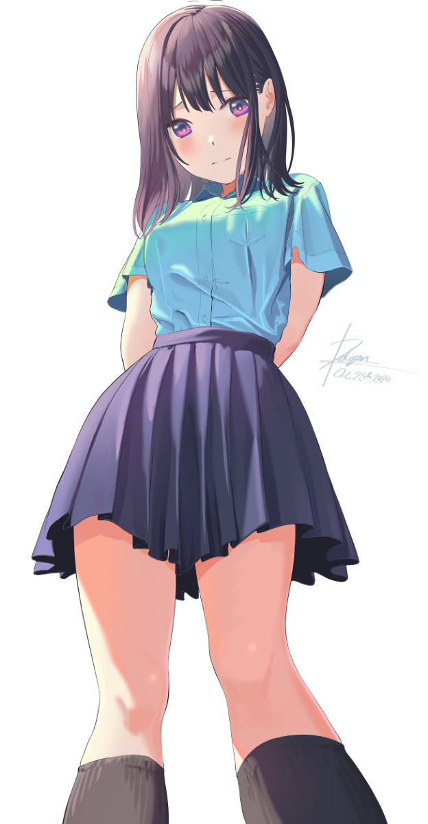 This is a pixiv picture whose title is アオリスカート.