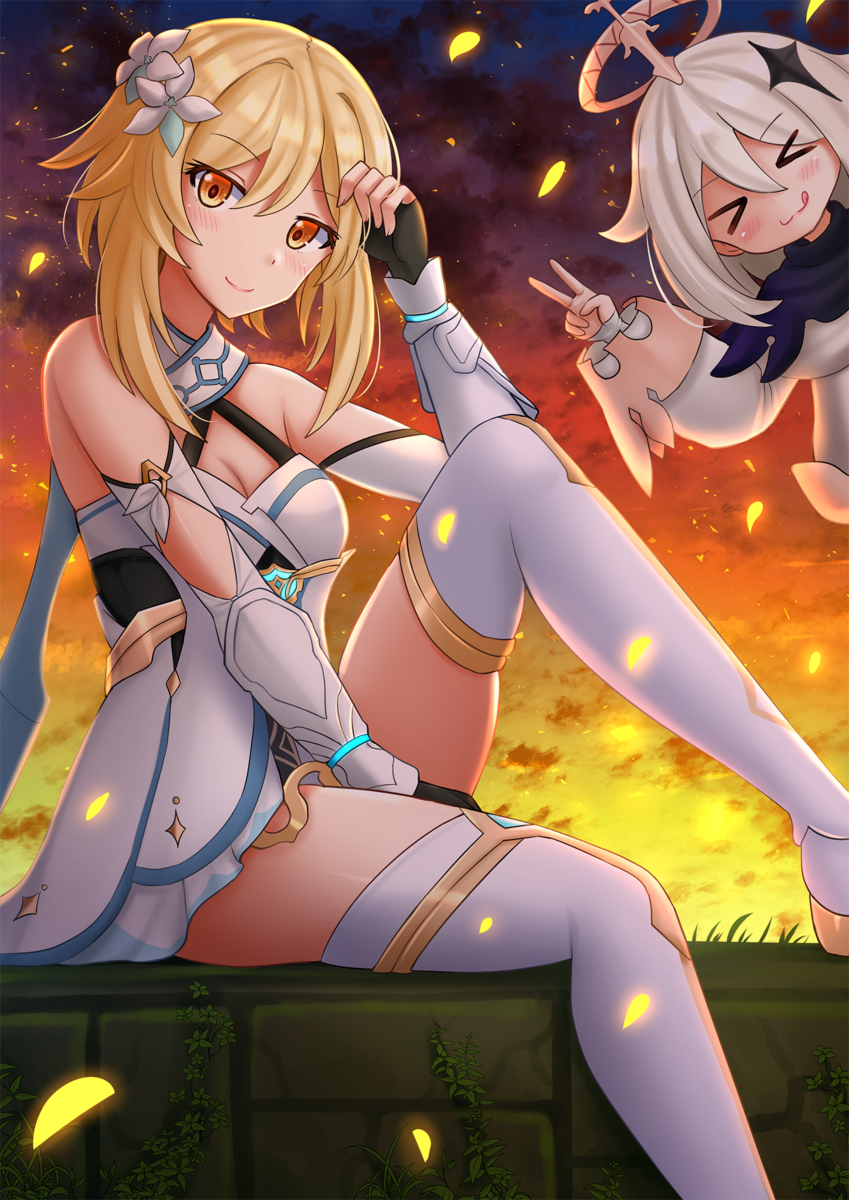 This is a pixiv picture whose title is LxP.