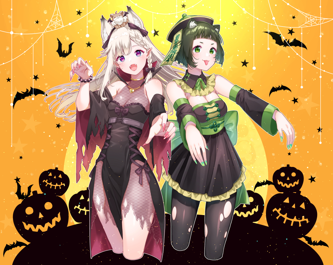 This is a pixiv picture whose title is 『Mrs.Pumpkinの滑稽な夢』.