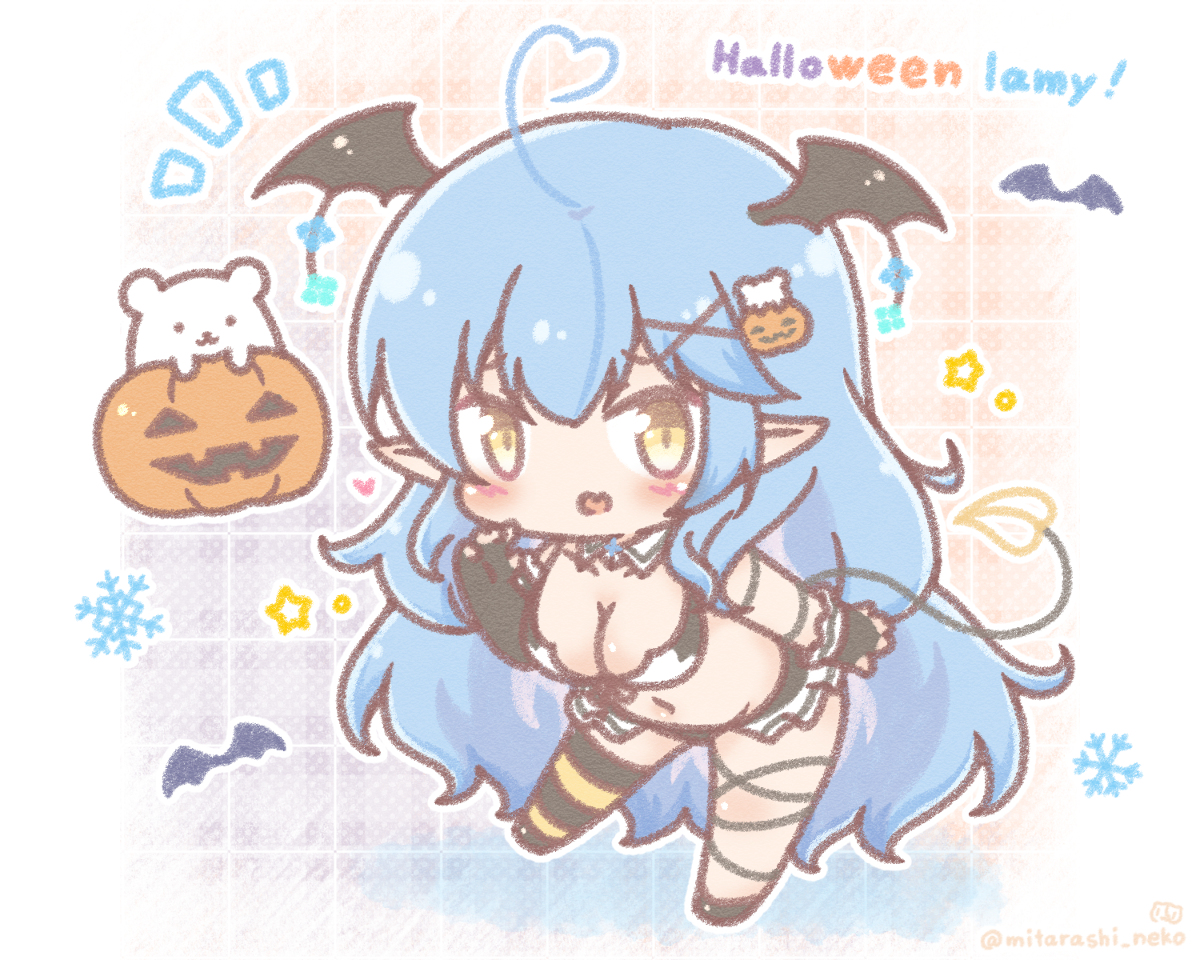 This is a pixiv picture whose title is ハロウィンラミィちゃん❄.