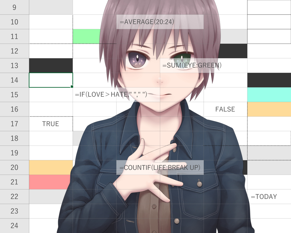 This is a pixiv picture whose title is How To Excel.