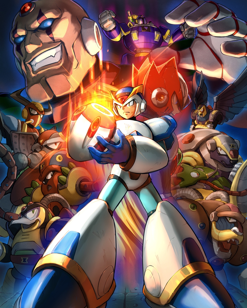 This is a pixiv picture whose title is ロックマンX.