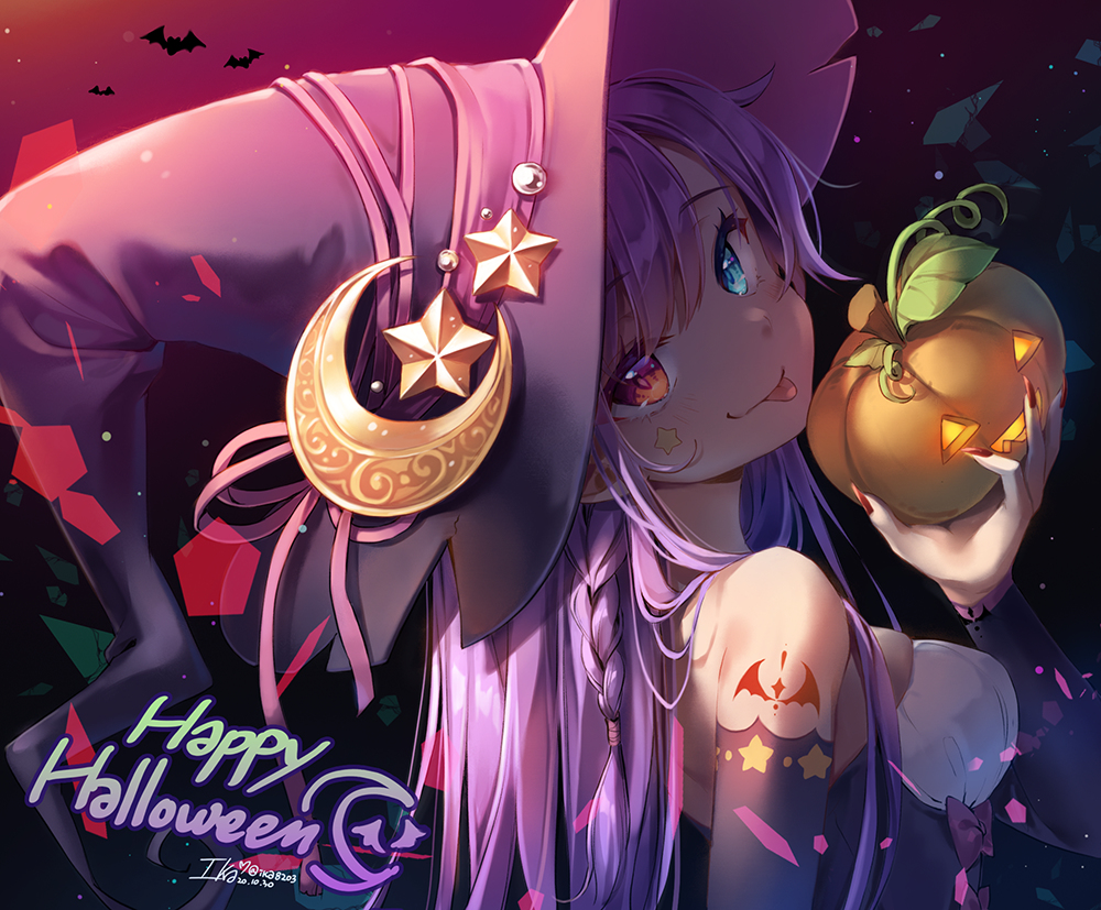 This is a pixiv picture whose title is Happy Halloween.