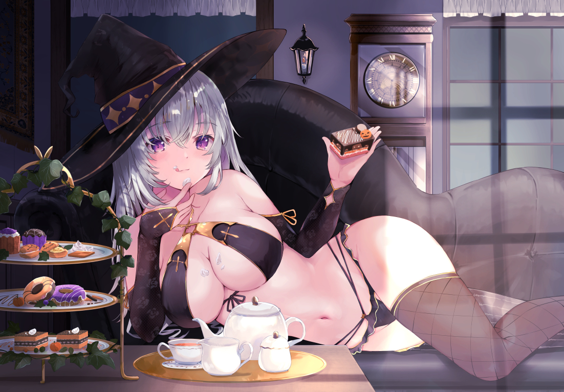This is a pixiv picture whose title is Trick or Treat.