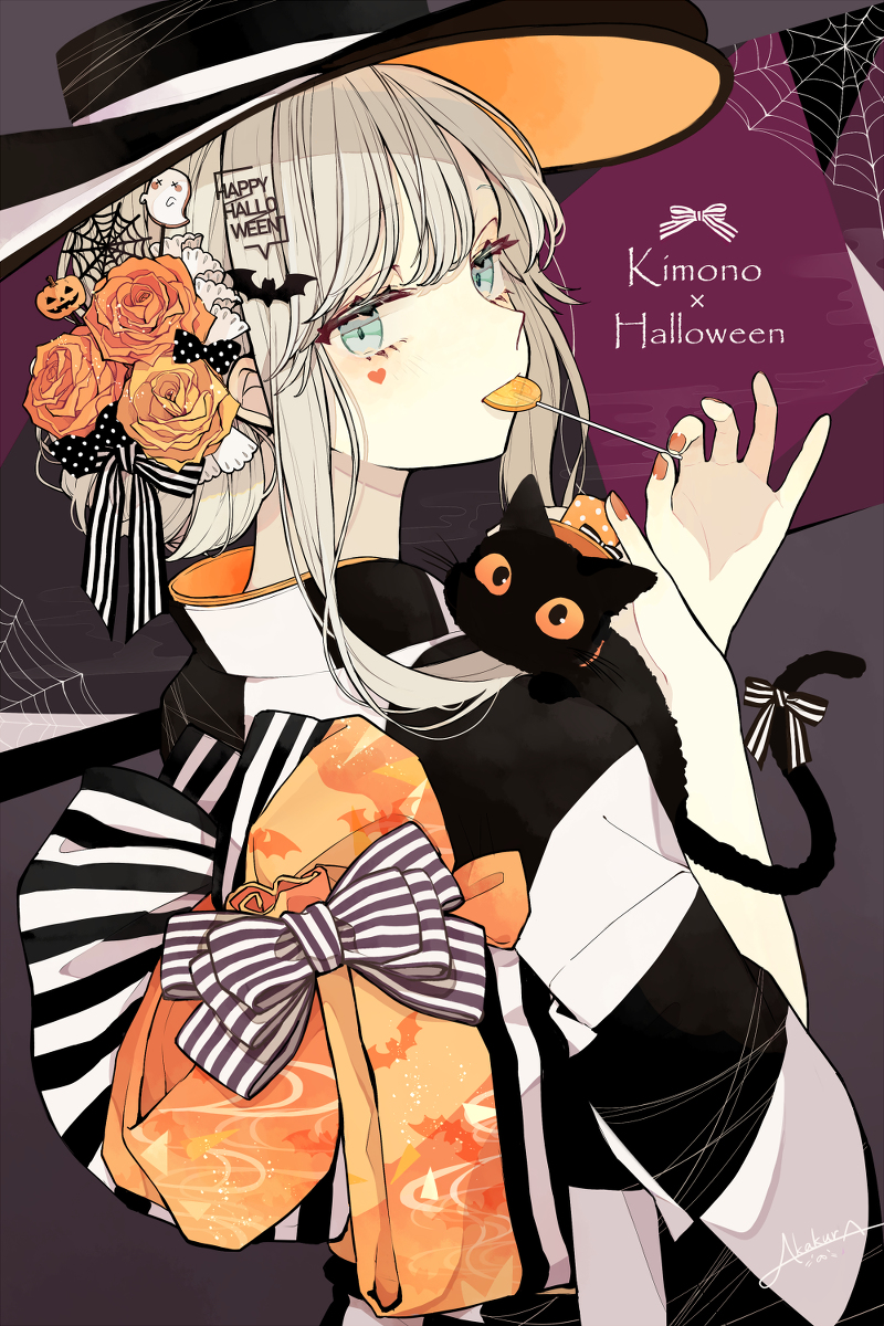 This is a pixiv picture whose title is ハッピー和ロウィン.