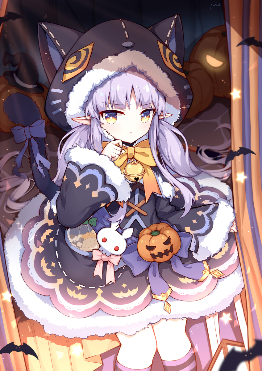 This is a pixiv picture whose title is happy halloween.