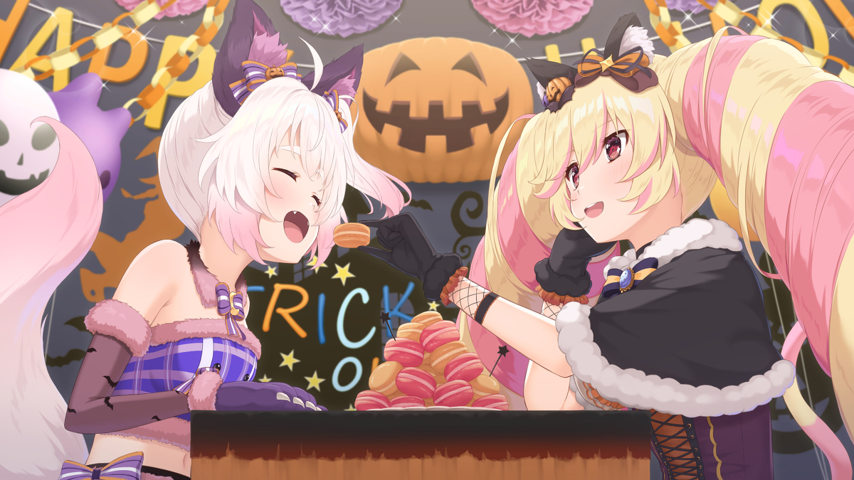 This is a pixiv picture whose title is HAPPY HALLOWEEN🎃.