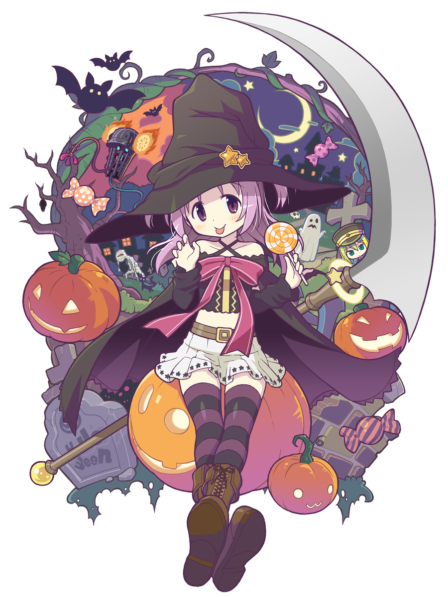 This is a pixiv picture whose title is Trick and Treat！.