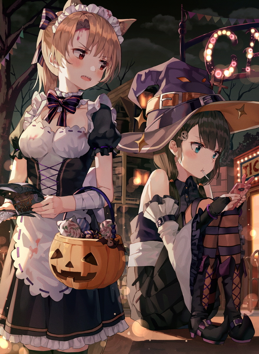 This is a pixiv picture whose title is ハロウィン.