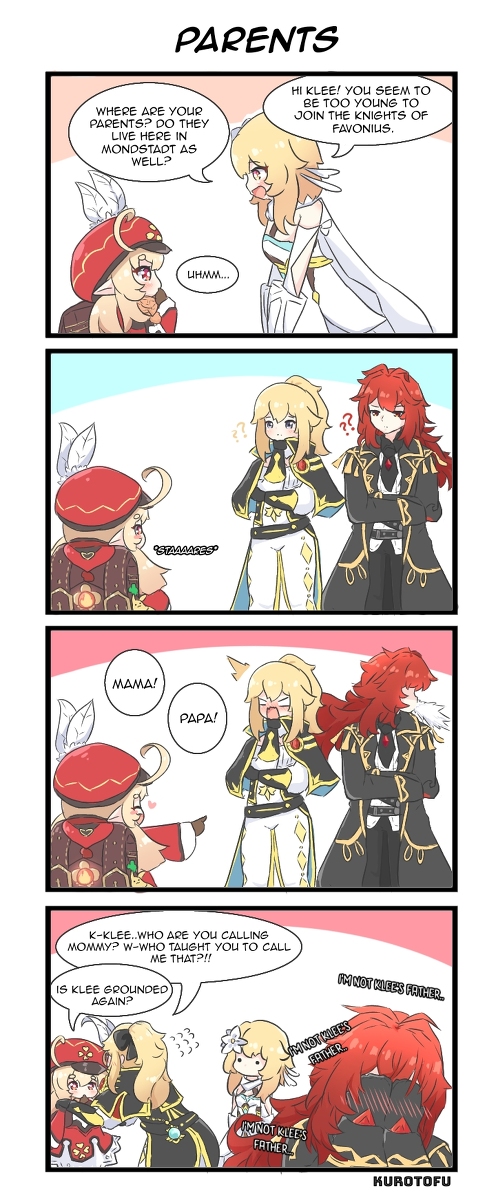 This is a pixiv picture whose title is Genshin Impact: Parents.