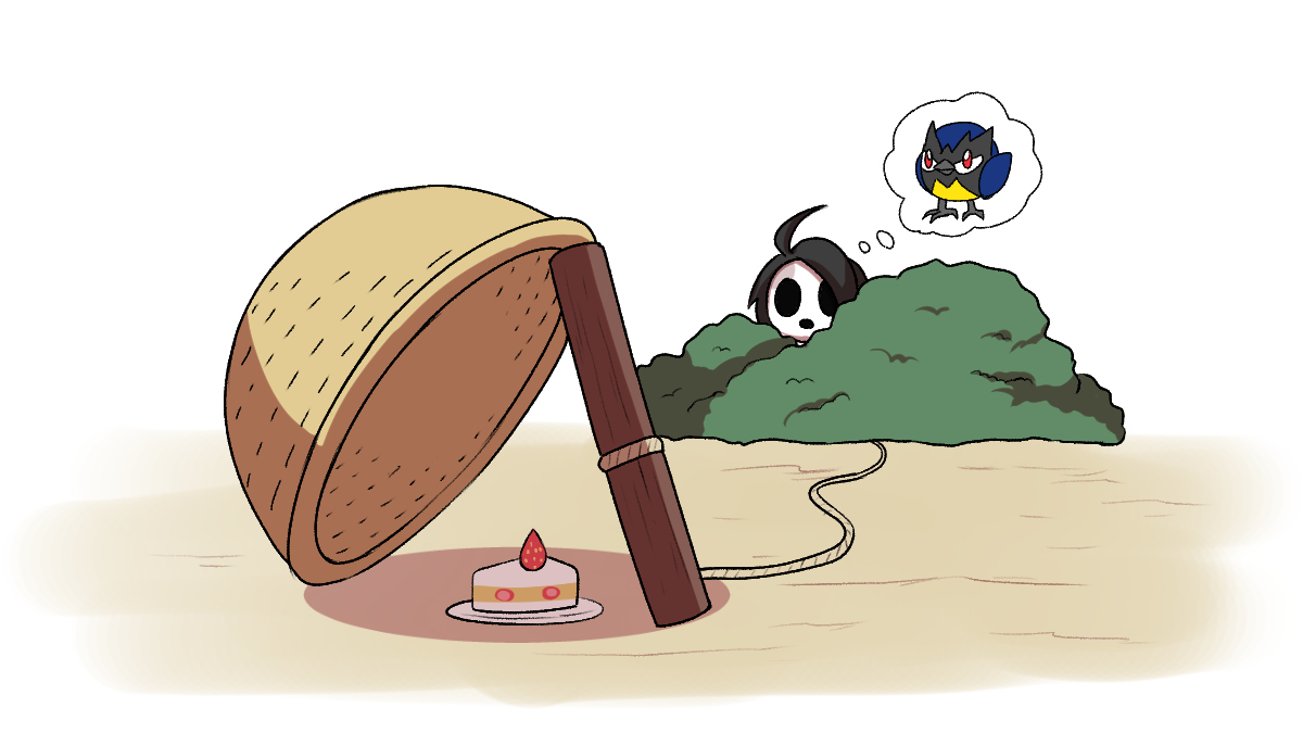 This is a pixiv picture whose title is 罠にかかるサイトウちゃん.