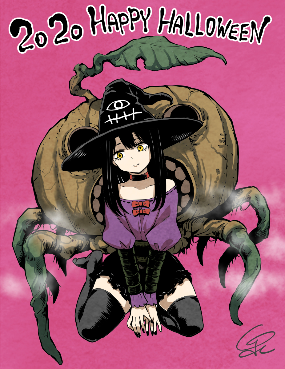 This is a pixiv picture whose title is HAPPY HALLOWEEN.