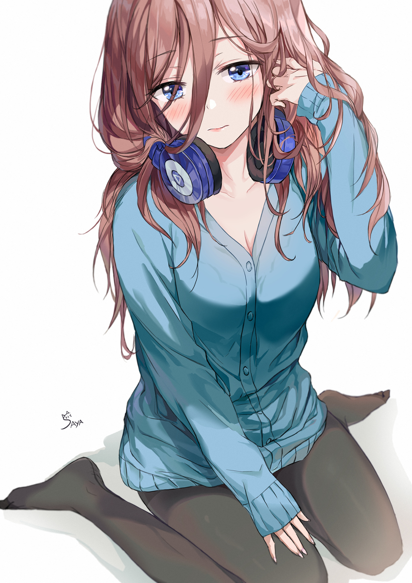 This is a pixiv picture whose title is 中野三玖.