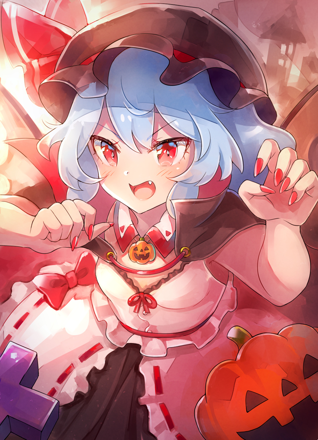 This is a pixiv picture whose title is ハロウィンレミリア 🎃.