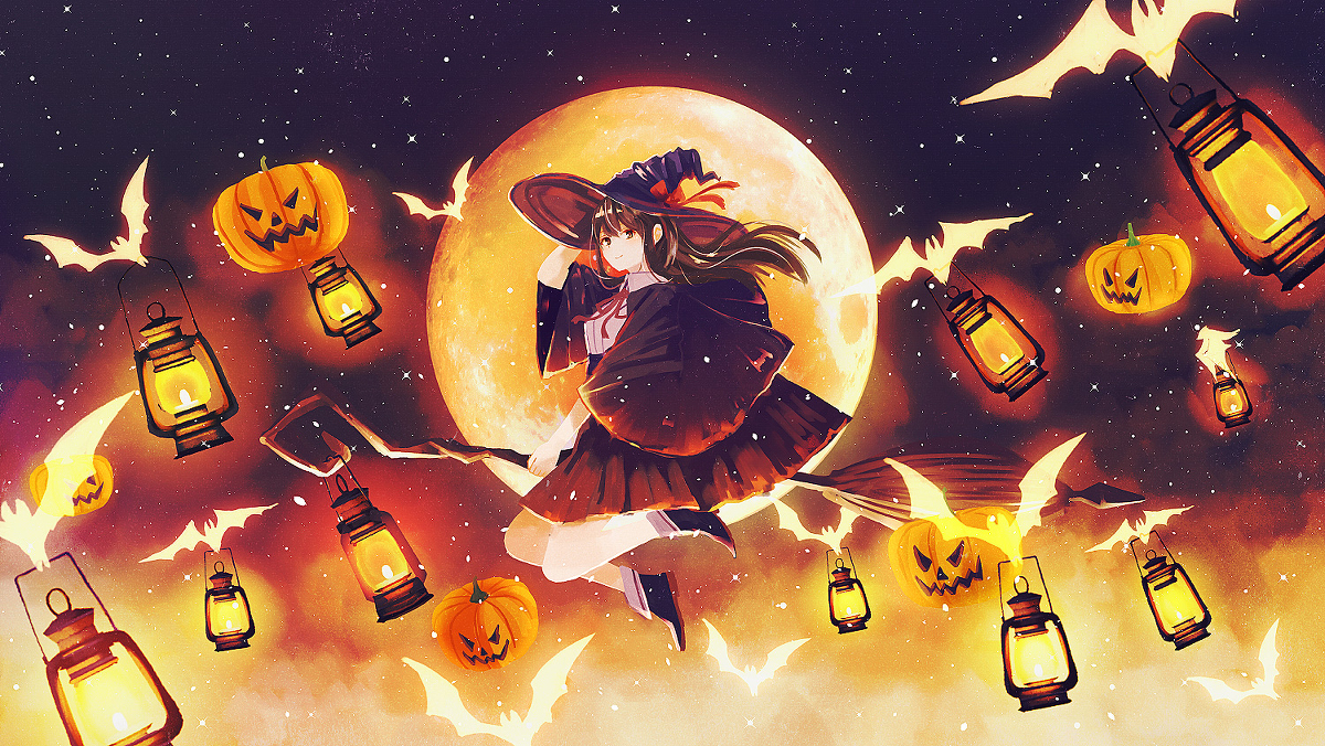 This is a pixiv picture whose title is ハッピーハロウィン.