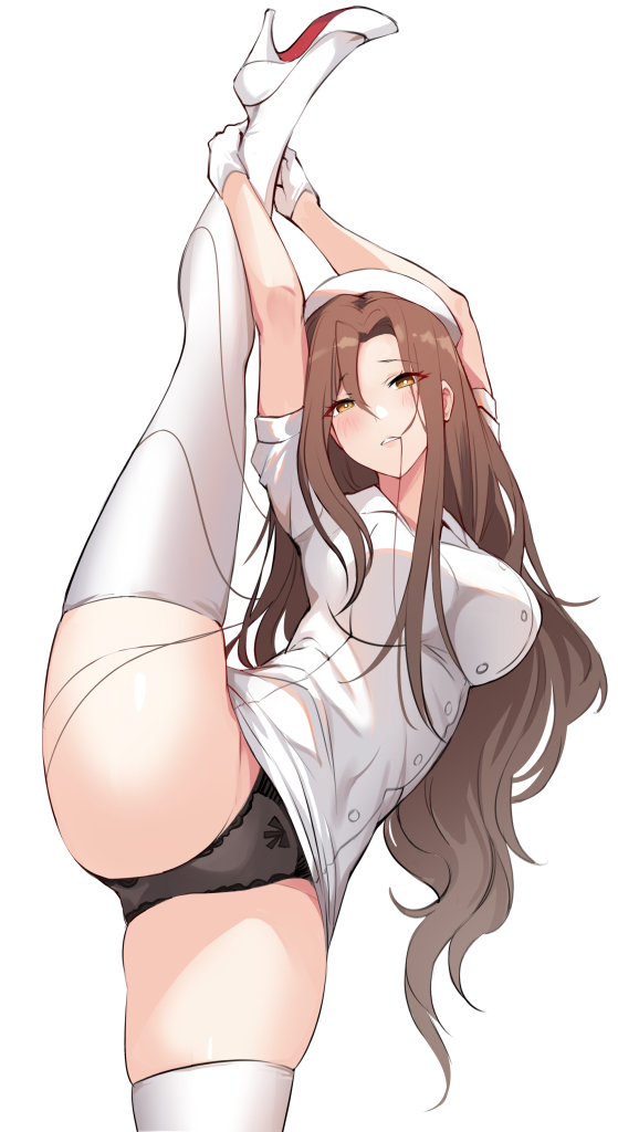 This is a pixiv picture whose title is ナースの罰ゲーム.