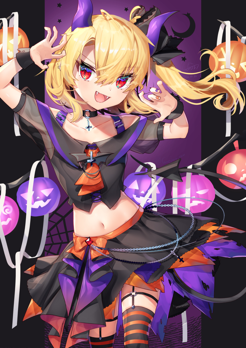 This is a pixiv picture whose title is ハロウィン.