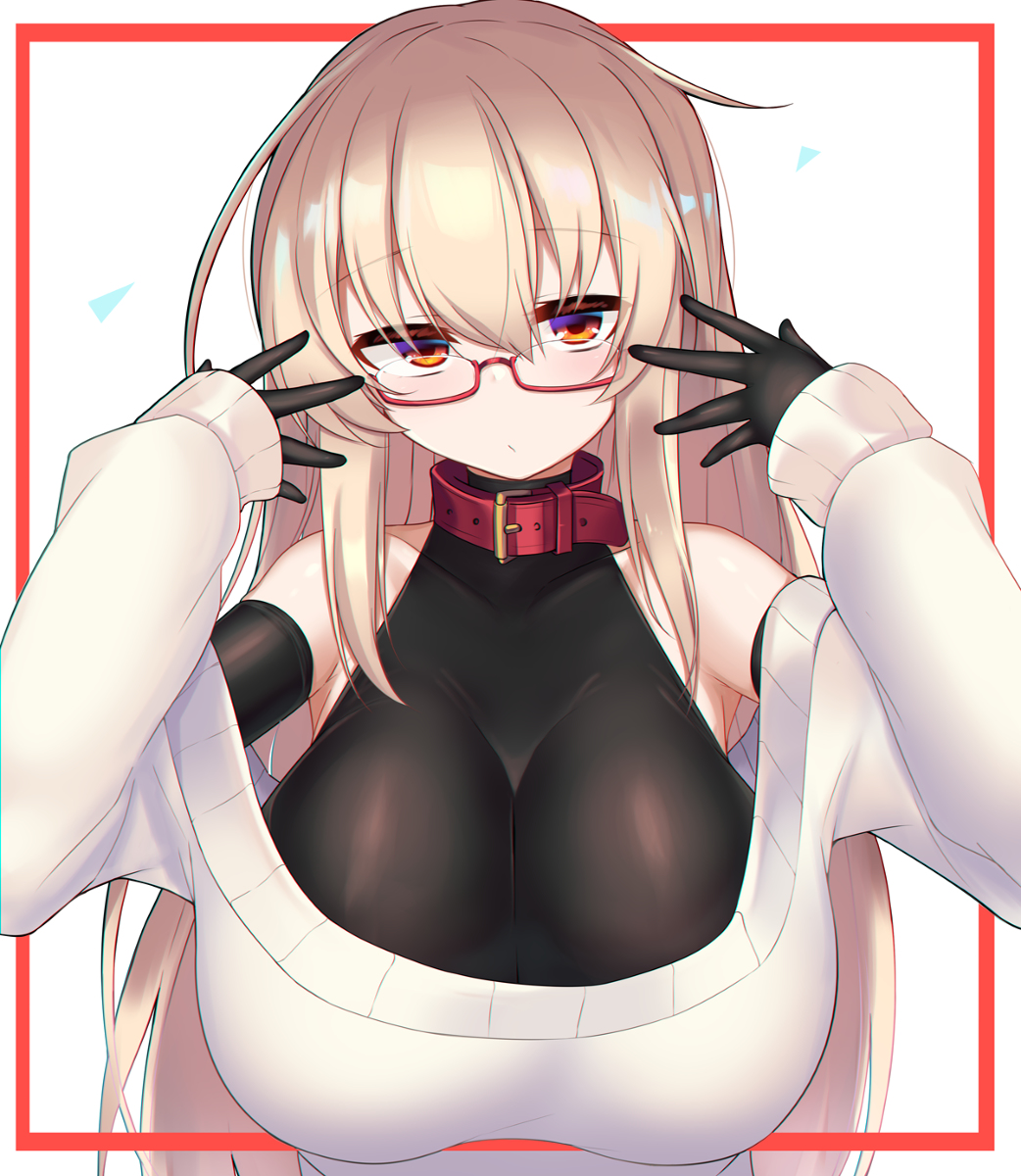 This is a pixiv picture whose title is 首輪ちゃん.