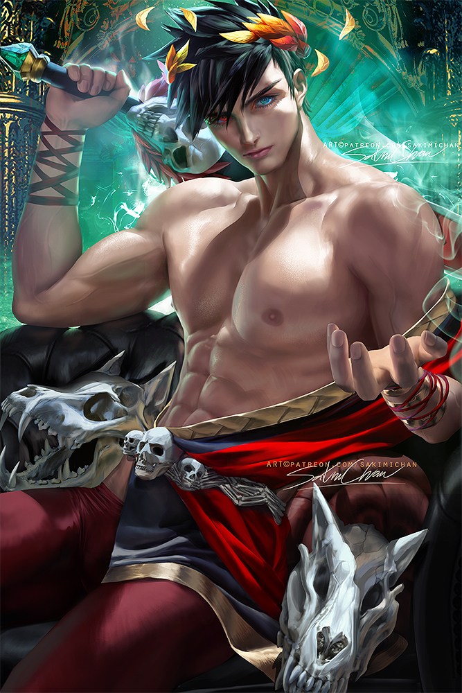 This is a pixiv picture whose title is 萨格勒布 Zagreus.