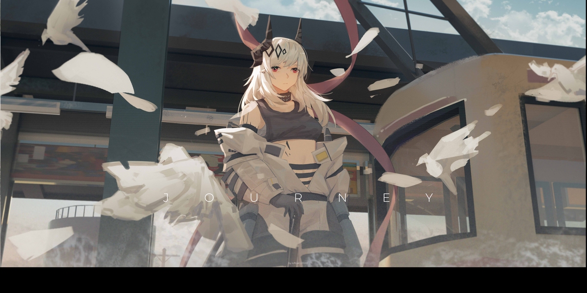 This is a pixiv picture whose title is Journey.