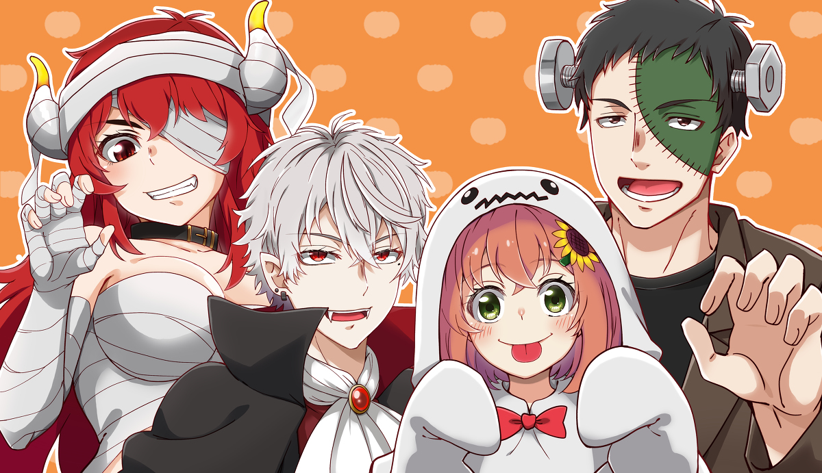 This is a pixiv picture whose title is はろうぃん.