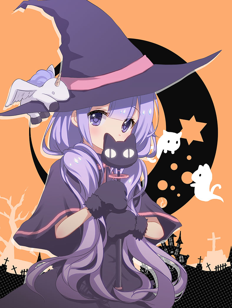 This is a pixiv picture whose title is ハロウィンユニコーンちゃん.