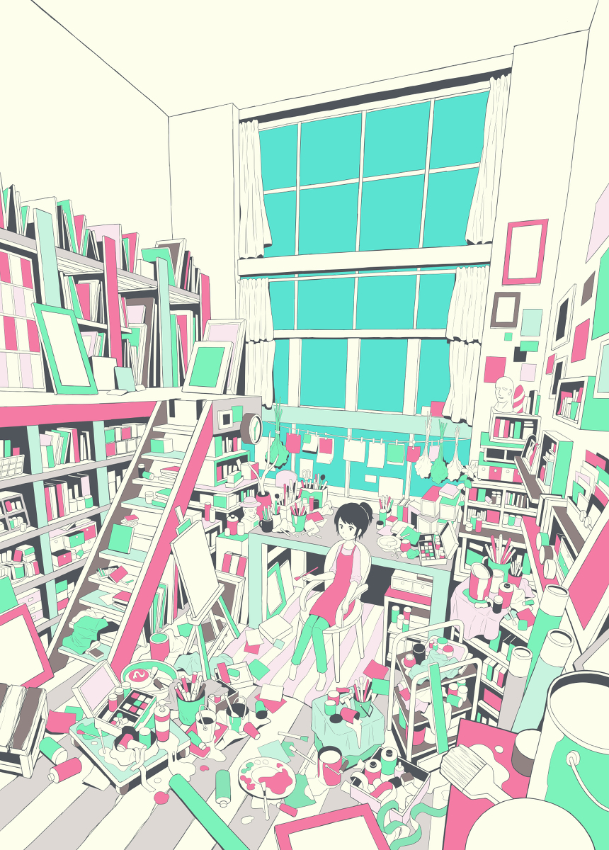 This is a pixiv picture whose title is 冀望アトリエ.